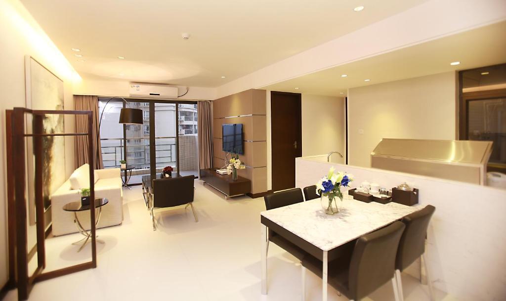Xcellent International Serviced Apartment Guangzhou Buitenkant foto