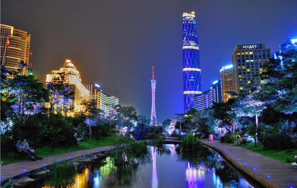 Xcellent International Serviced Apartment Guangzhou Buitenkant foto