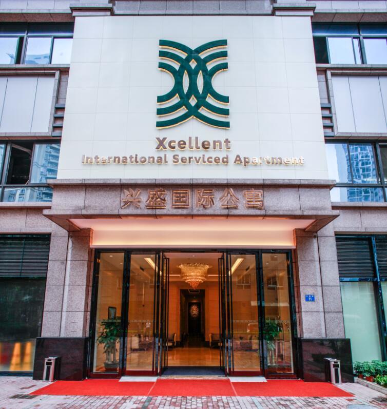Xcellent International Serviced Apartment Guangzhou Buitenkant foto