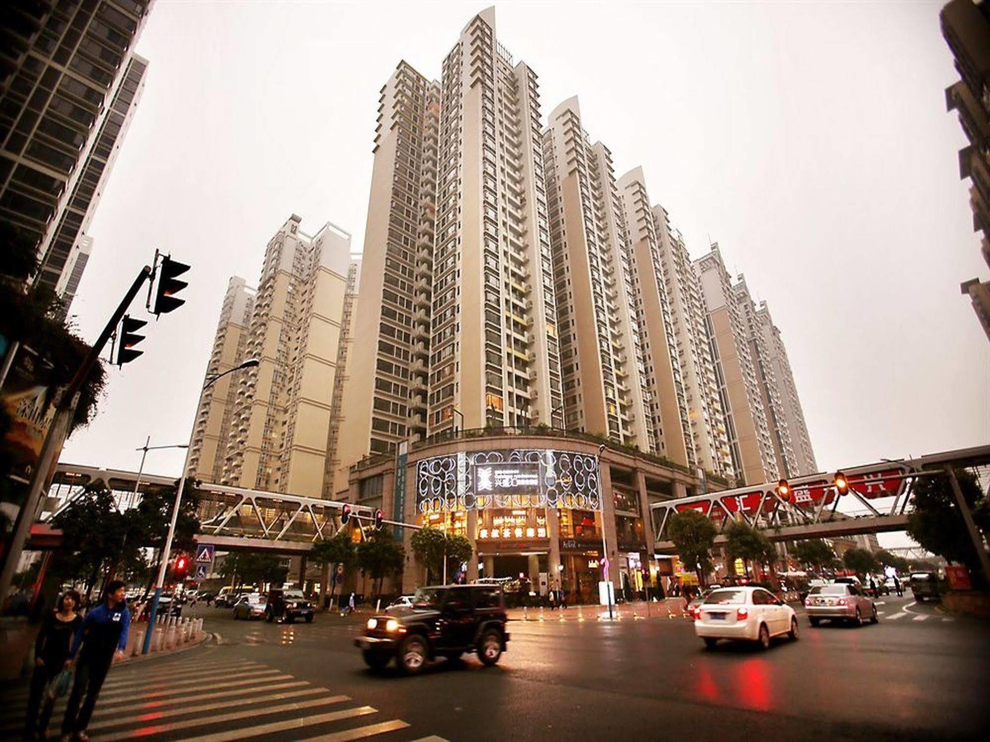 Xcellent International Serviced Apartment Guangzhou Buitenkant foto